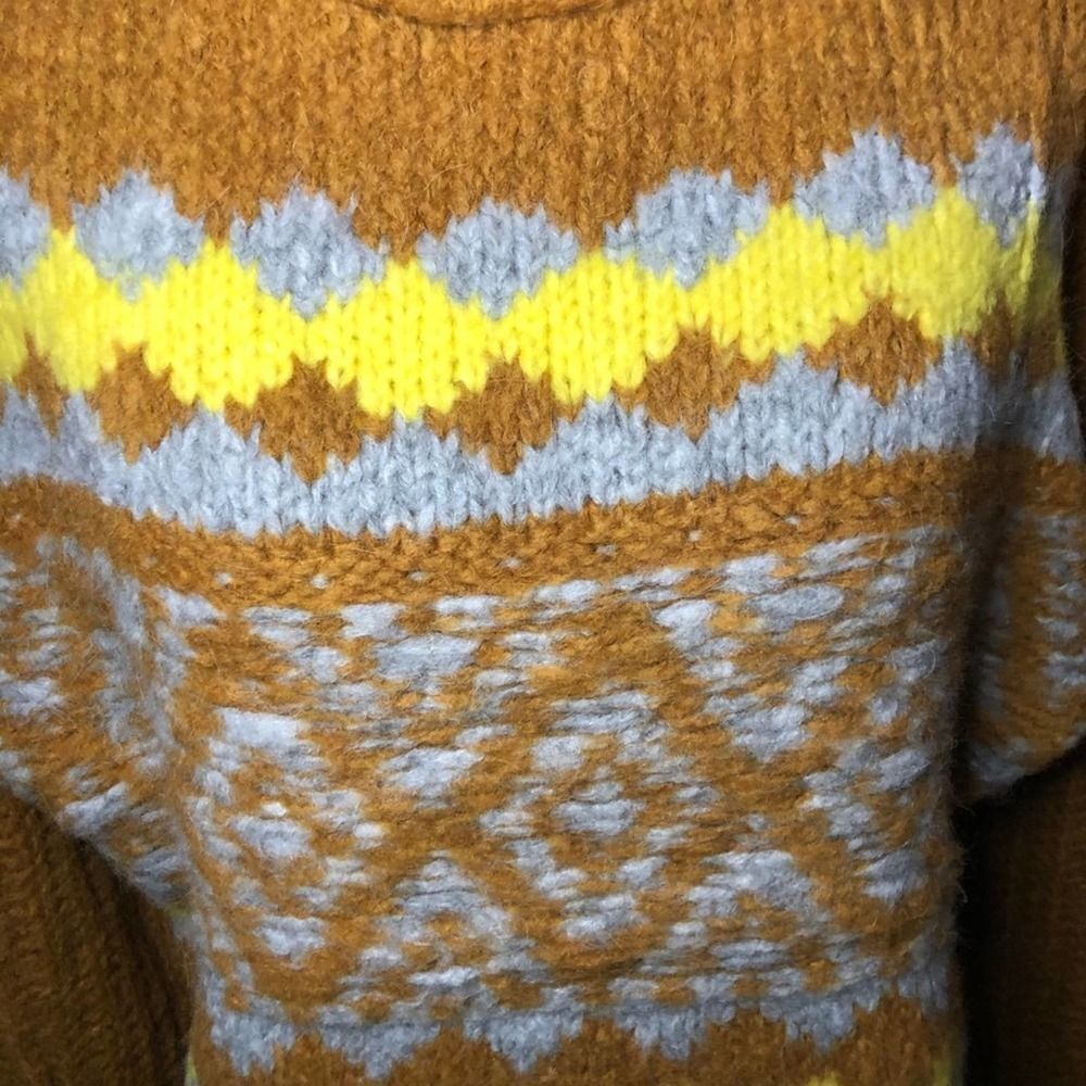 Free People Fair Isle Alpine Pullover Sweater - Picture 8 of 12